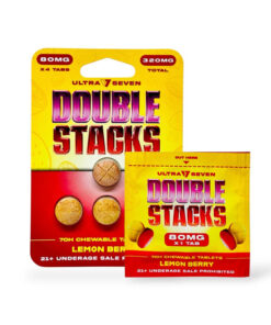 Ultra Seven Double Stacks 7-Oh Chewable Tablets Lemon Berry 80mg Per Tablet