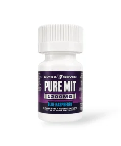 Ultra Seven Pure MIT Chewable Tablet Blue Raspberry 400mg